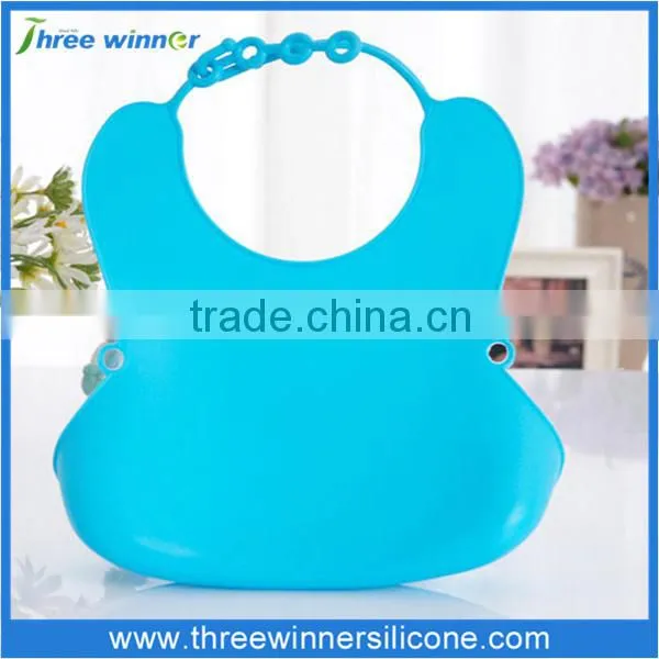 Promotion Cheap Baby Bib High Quality Silicone Bib photo-3