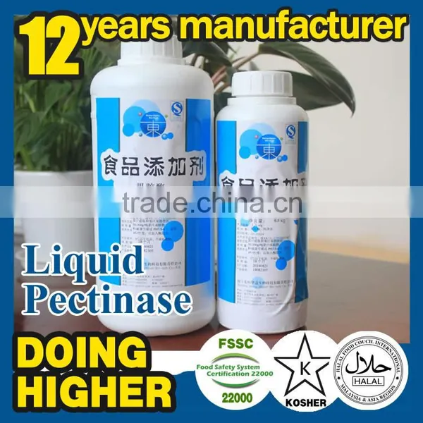 Food Additives High Quality Pectinase Enzyme Factory Supply Pectinase Enzyme