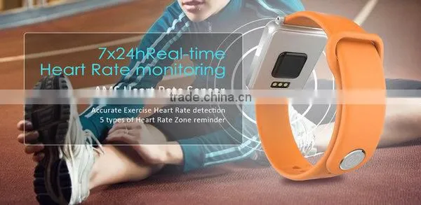 Iwown I7 Smart Wristband Bluetooth 4.0 Smart Bracelet Intelligent Sports Watch Step Sleep Track Caller ID Display photo-5