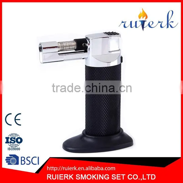 EK-012 Very Good Guarantee Windproof Butane Refillabe Cigar Kitchen Jet Torch photo-2