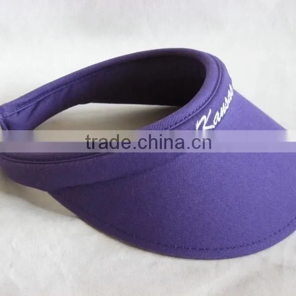 Costoms Design Embroidered 100%cotton Twill Sun Visor photo-2