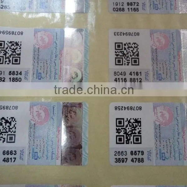 Direct Manufacture Cheap Colorful Hologram Label Sticker Printing Self Adhesive Labels Stickers photo-3