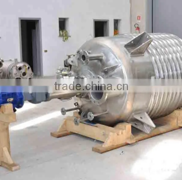 Stainless Steel Jacketed Reactor Complete With Condenser Unit photo-2