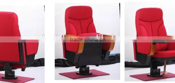 Movable Auditorium Chair Writing Pad /Comfortable Cinema Chair, Auditorium Chair YA-314 photo-3