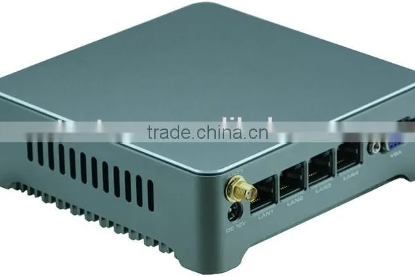 Mini 1U Server Barebone J1900 4 Ehternet Firewall Fanless Small Case photo-4
