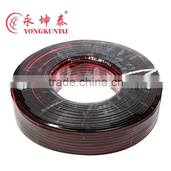 Red and Black 2 Flexible Copper Core Parallel PVC Insulated Speaker Cable photo-2