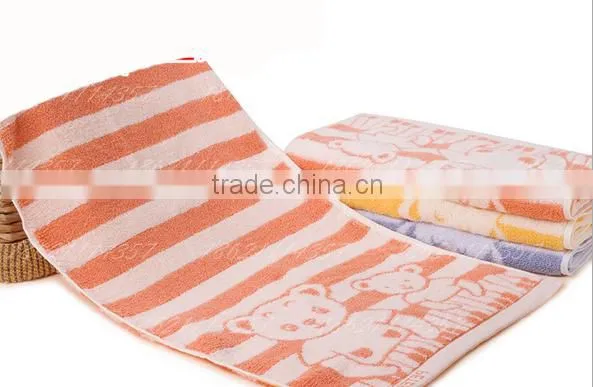 Stripe Character Pattern Jacquard Towel photo-3