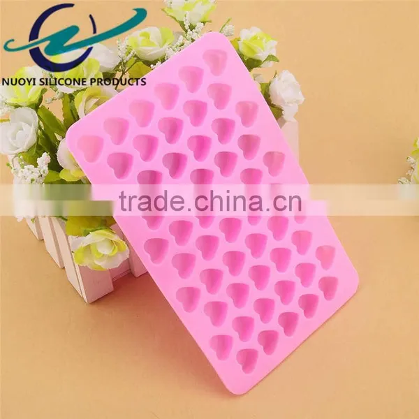 Mini Heart Shape Easy Release Ice Cube Tray Silicone photo-3