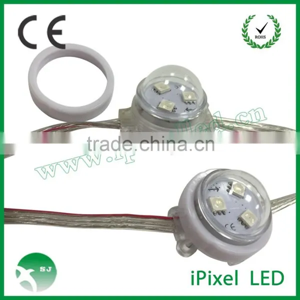 30mm Led String 3leds Pixels 20pcs per Stand Front Ring Install photo-3