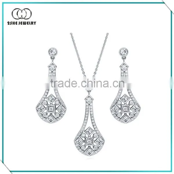 Micro Pave Cubic Zircon Brass Jewelry