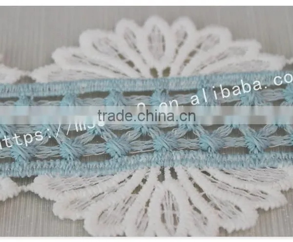Hot Selling 7cm Width 2 Colors Embroidery Trims for Curtains Wholesale photo-2