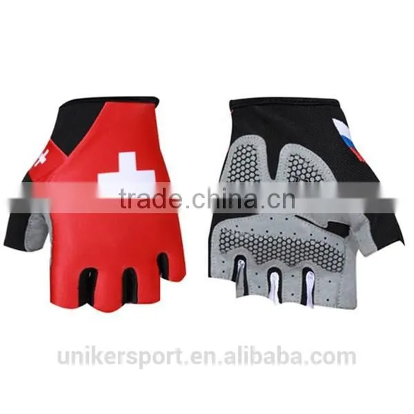 Hot Selling Good Quality Switzerland Flag Cycling Gloves photo-2