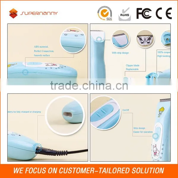 New 2017 Latest Producer Haircut Hairclipper Trimmer For Baby Kid Clippers Children Hair Clipper photo-3