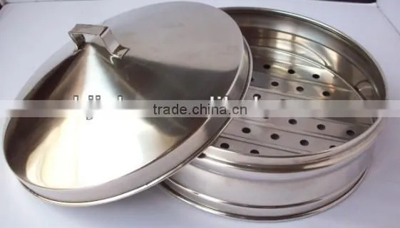 Stainless Steel Dim Sun Steamer and Lid photo-2