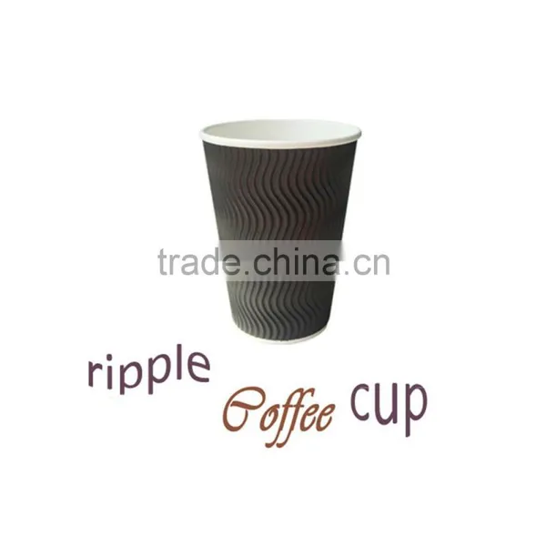 Custom Printed Paper Cup,ripple Paper Cup Fan for Coffee Cup,paper Cup Coffee Cup photo-5