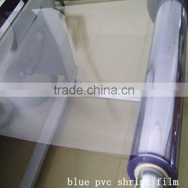 High Quality Clear Transparent Plastic Wrap Blue Pvc Shrink Film photo-4