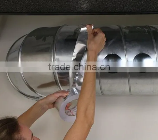 Heat Resistant Sefe Adhesive Aluminum Foil Tape for HVAC photo-2