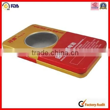 Metal Battery Packing Emboss Printing Tin Boxes photo-4