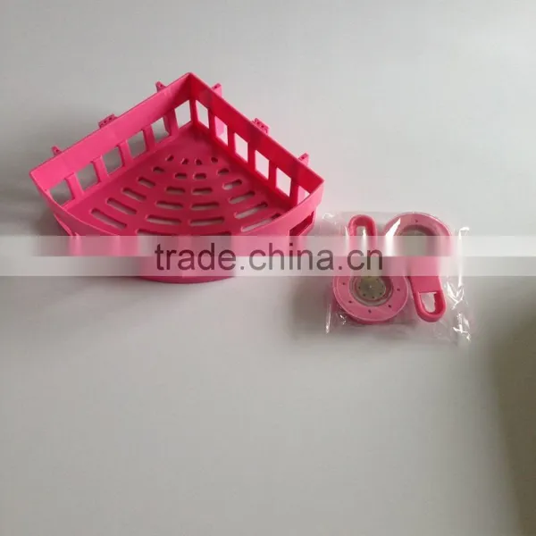 Plastic ABS Suction Cup Triangular Storage Shelf photo-6