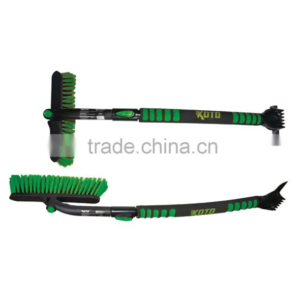 Retractable Plastic Auto Ice Scraper With Brush photo-3