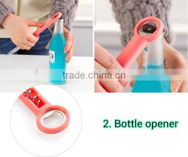 Promotional Kitchen Tool 4 in 1 Peeler &Bottle Opener photo-2