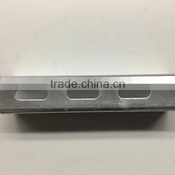No PS Just as it is Real Galvanized Sheet Metal Solid Strut Channel photo-3