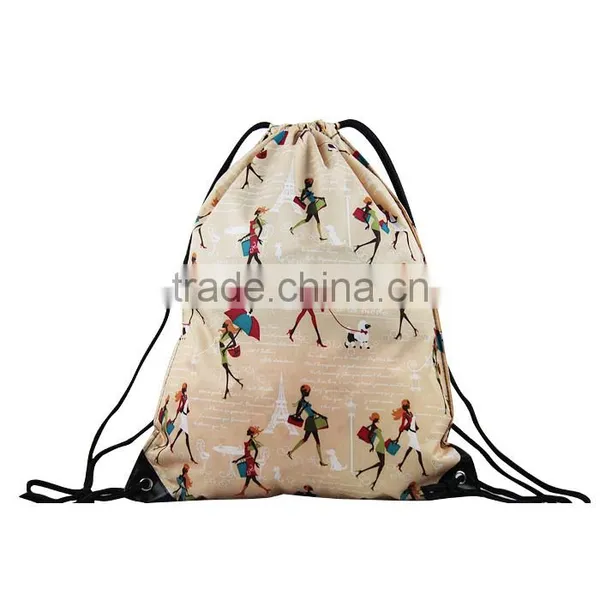 External Frame Type and Polyester Material Green Cloth Gift Bags photo-5