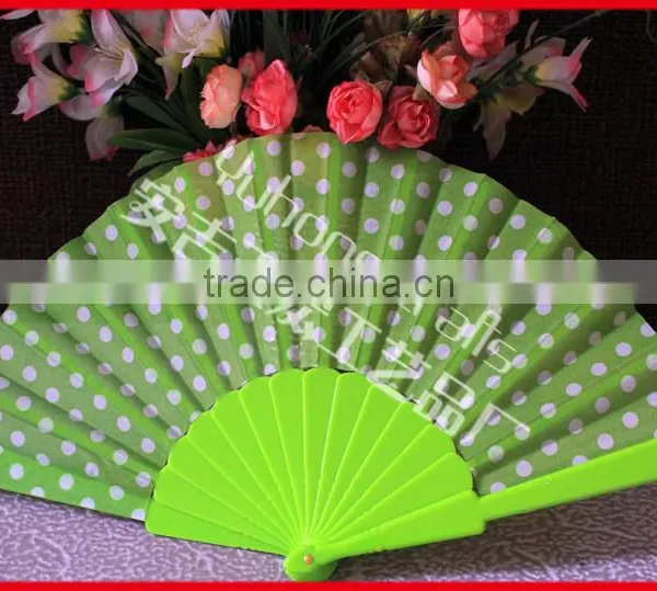 Promotional Dot Pattern Hand Fan photo-2