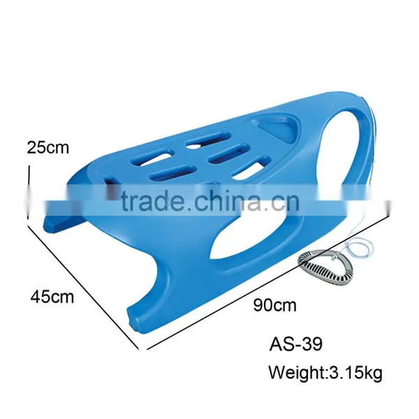 Snow Ice Sledge Winter Toboggan Solid Durable Fast With Steering Wheel Snow-Ice-Sledge-Winter-Tobogga photo-6