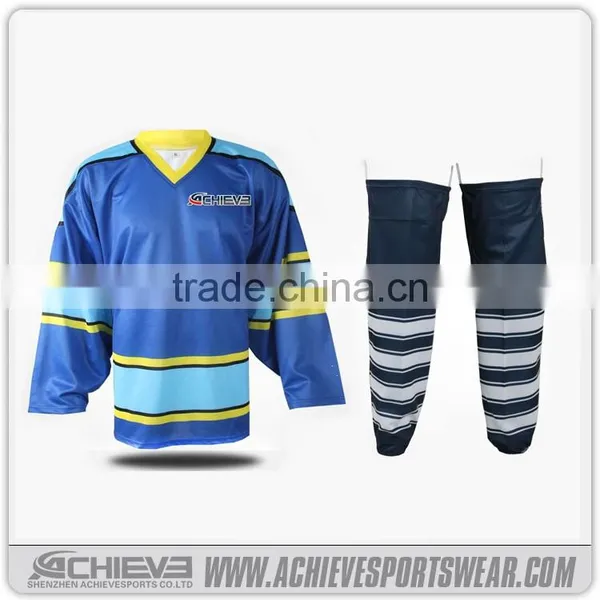 Customize Sublimated Ice Hockey Jersey With Team Design, Logo and Colors photo-3