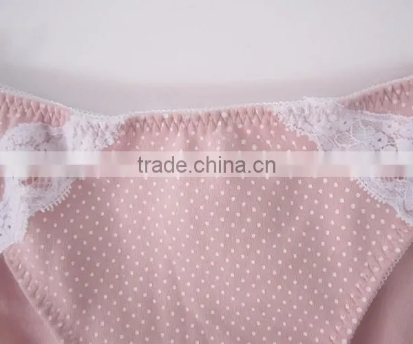 Pink Color Soft Woman Underwear Panties Wholesale Price photo-5