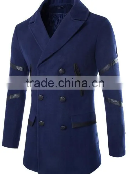 Custom Made Fashion Overcoat, Wholesale Design Quality Mens Winter Clothing photo-2
