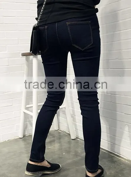Runwaylover EY0633P New Style 2017 Ladies Fashion High Waist Denim Jeans photo-3