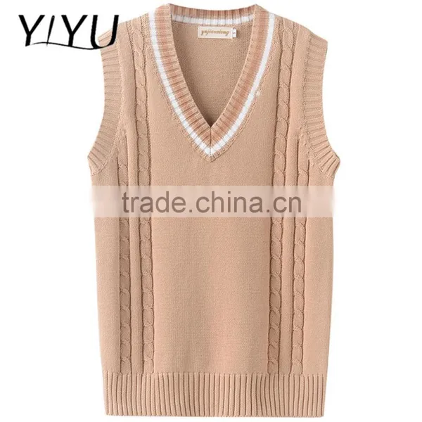 Casual Loose Flower Embroidery Knit School Uniform Cardigans for Students photo-4