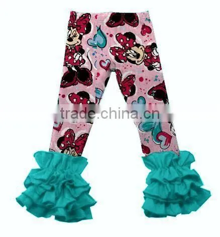Wholesale Boutique Girls Pants Cartoon Characters Printed Icing Baby Girl Leggings photo-2