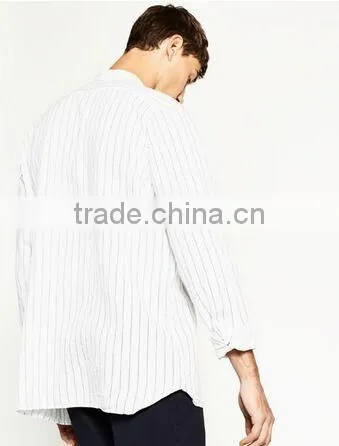 Seven Men Solid Color Shirt Sleeve Shirt photo-3