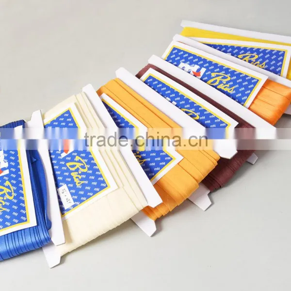 Single Fold Polyester Satin Bias Binding Tape 25yds/card photo-2