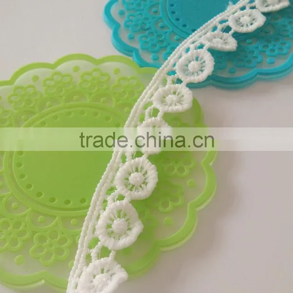 Hot Sale Cheap Guipure Lace Trim Embroidered Decorative Trim Laces photo-4