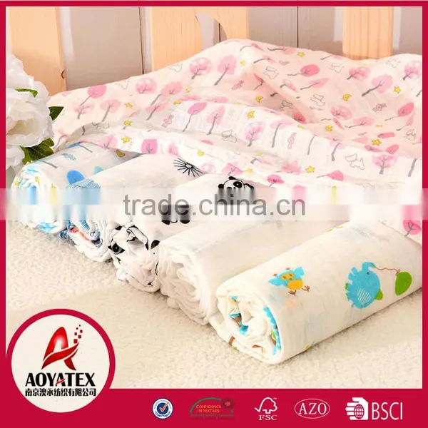 Promotion Muslin Wraps Reusable Muslin Cotton Blankets photo-2