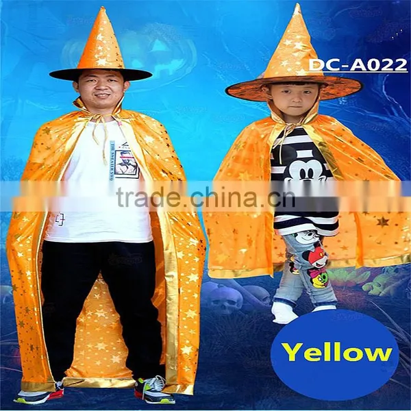 Children Witch Long Cloak Gown 2016 Kids Wholesale Polyester Cape Costume photo-2