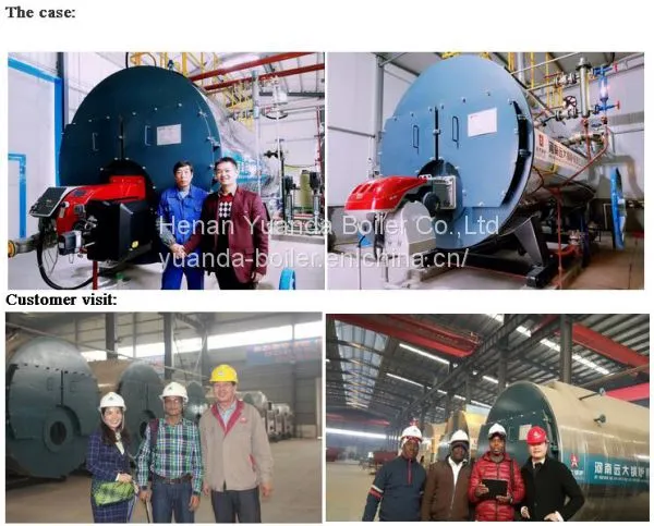 150 Bhp Fire Tube 2000kg 2 Ton Oil Fired Steam Boiler photo-2
