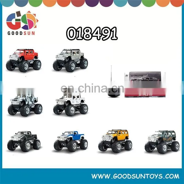 Toy Vehicle 1:43 Mini Racing Car Monster Truck Model Car Shan Tou Plastic Toy 8 Styles Asstd in Ctn 018491