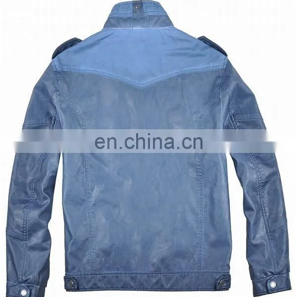 2017 High Quality Men Leather Jacket Price photo-2