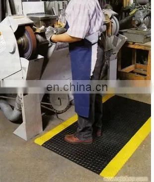 Quality Comfortable Antifatigue Floor Mat With Yellow Margin for Workers photo-6