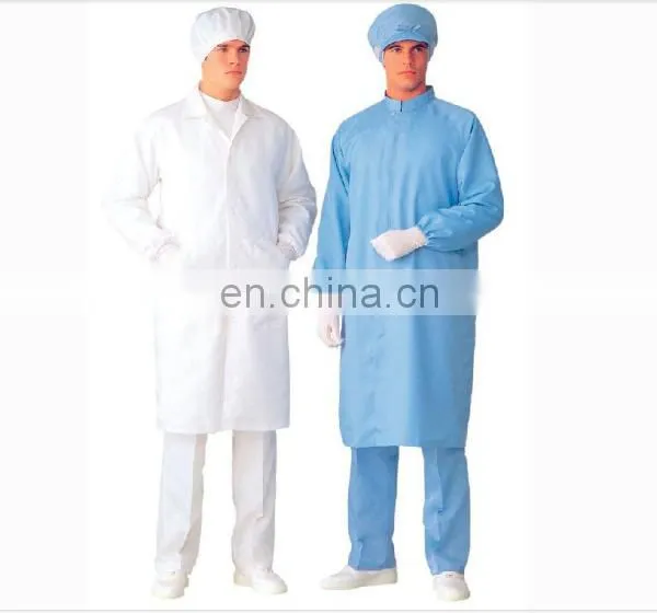 Hot Sell Anti-static 5mm Grid Polyester Esd Jumpsuit in photo-4