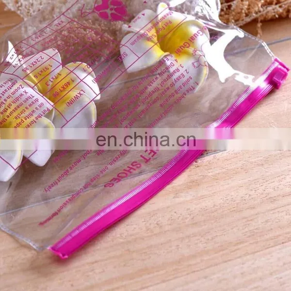 China Manufacture Wholesale Fashional Pvc Zip Lock Bag Clear Pvc Pouch With Customized Printing photo-2