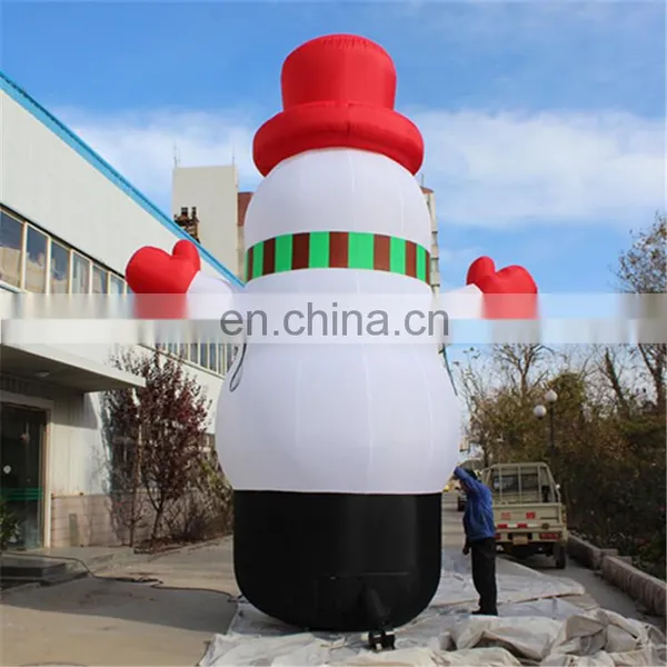 Large Adult Inflatable Christmas Snowman for Outdoor Christmas Decorations/ Inflatable Christmas Snowman photo-5