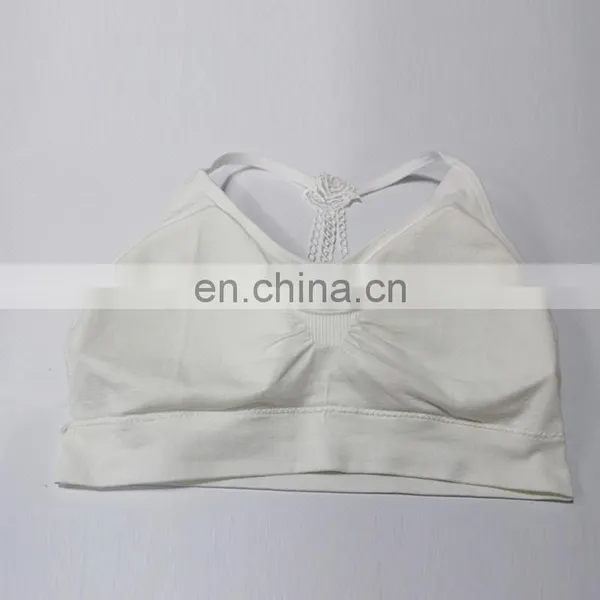 2017 Chaozhou Fashion Racerback Seamless Yoga Camisole Sexy Strappy Plus Size Sports Bra photo-5