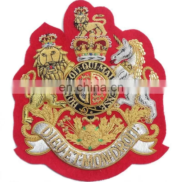 Custom Embroidered Military Bullion Crest | Fabric Military Patch | Wide Range of Embroidery Patches | Embroidered Cloth Patches photo-6