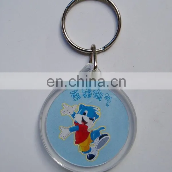Custom Round Clear Acrylic Keychain photo-5
